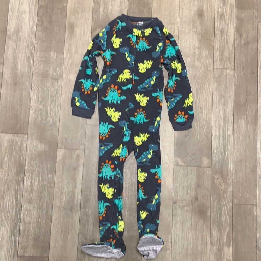 Boys NWOT Carter’s Child Mine Fleece‎ Dinosaur Pajamas